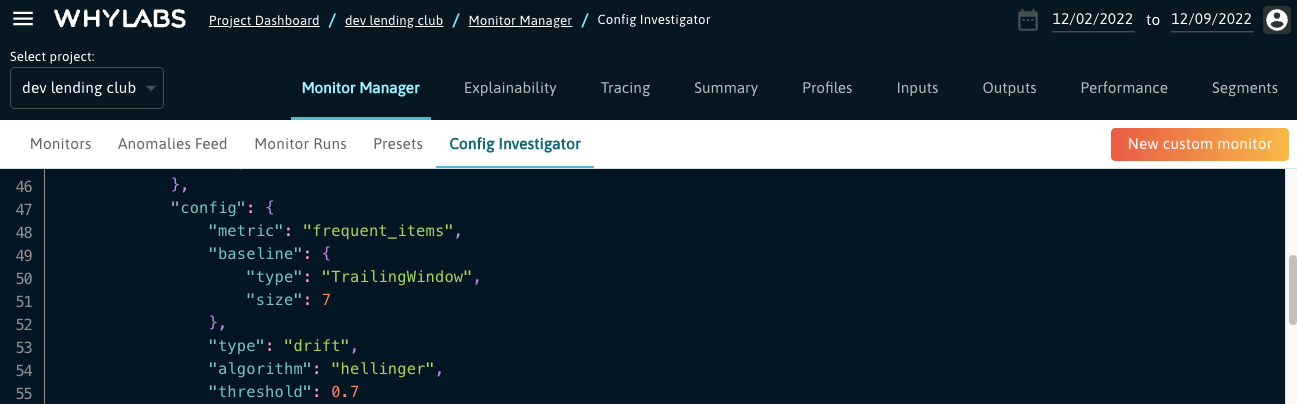 All-monitors Config Investigator