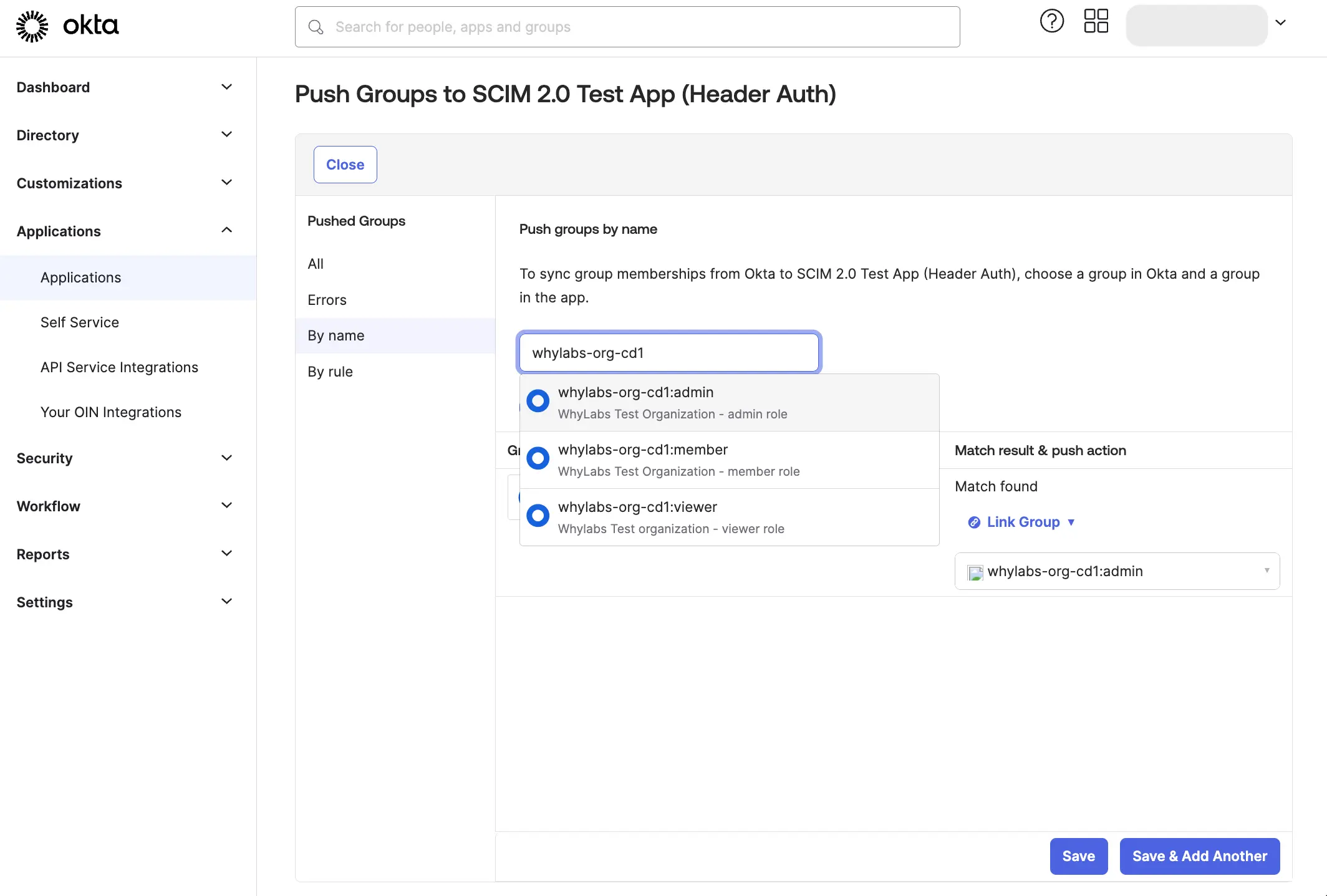 Okta Push Groups By Name